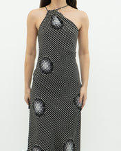 Load image into Gallery viewer, Vintage x Made in USA x ABS EVENING by Allen Schwartz Silk Asymmetric Dress (S, M)