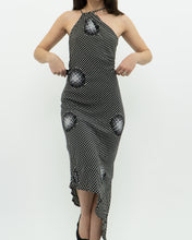 Load image into Gallery viewer, Vintage x Made in USA x ABS EVENING by Allen Schwartz Silk Asymmetric Dress (S, M)