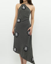 Load image into Gallery viewer, Vintage x Made in USA x ABS EVENING by Allen Schwartz Silk Asymmetric Dress (S, M)