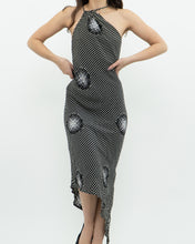 Load image into Gallery viewer, Vintage x Made in USA x ABS EVENING by Allen Schwartz Silk Asymmetric Dress (S, M)