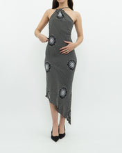 Load image into Gallery viewer, Vintage x Made in USA x ABS EVENING by Allen Schwartz Silk Asymmetric Dress (S, M)