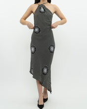 Load image into Gallery viewer, Vintage x Made in USA x ABS EVENING by Allen Schwartz Silk Asymmetric Dress (S, M)