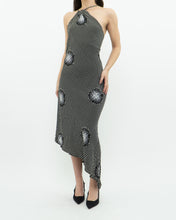 Load image into Gallery viewer, Vintage x Made in USA x ABS EVENING by Allen Schwartz Silk Asymmetric Dress (S, M)