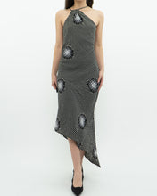 Load image into Gallery viewer, Vintage x Made in USA x ABS EVENING by Allen Schwartz Silk Asymmetric Dress (S, M)