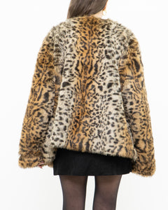 Vintage x REGAL FURS Faux Fur Cheetah Jacket (S-XL)