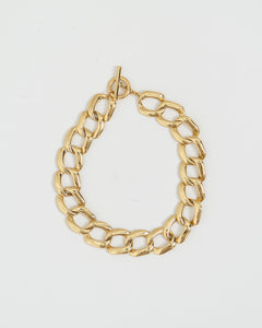 Vintage x Chunky Gold Tone Chain Choker