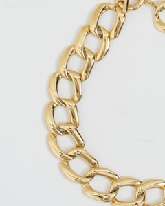 Vintage x Chunky Gold Tone Chain Choker