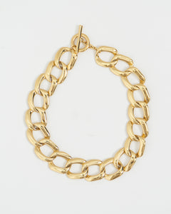 Vintage x Chunky Gold Tone Chain Choker