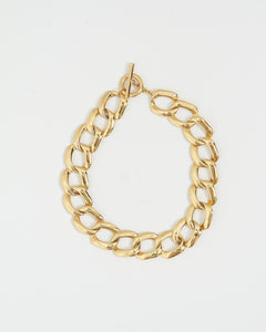 Vintage x Chunky Gold Tone Chain Choker