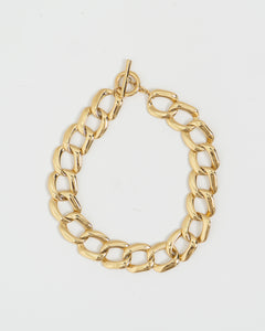 Vintage x Chunky Gold Tone Chain Choker