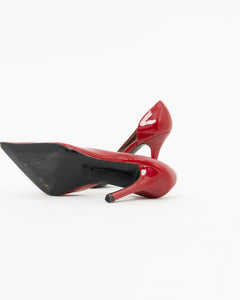 Vintage x ALDO Red Patent Pumps (6, 6.5)