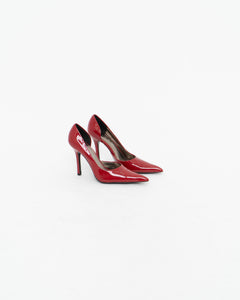 Vintage x ALDO Red Patent Pumps (6, 6.5)