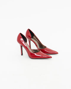 Vintage x ALDO Red Patent Pumps (6, 6.5)