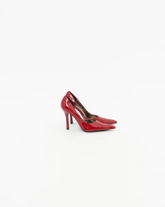 Vintage x ALDO Red Patent Pumps (6, 6.5)