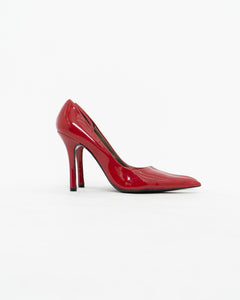 Vintage x ALDO Red Patent Pumps (6, 6.5)