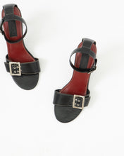 Load image into Gallery viewer, Vintage x Made in Brazil x JESSICA Black Leather Heels (7.5, 8)