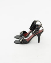 Load image into Gallery viewer, Vintage x Made in Brazil x JESSICA Black Leather Heels (7.5, 8)