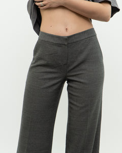 Vintage x Grey Wool Mid-Rise Dress Pant (S)