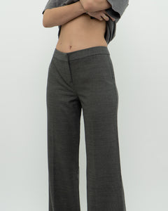 Vintage x Grey Wool Mid-Rise Dress Pant (S)