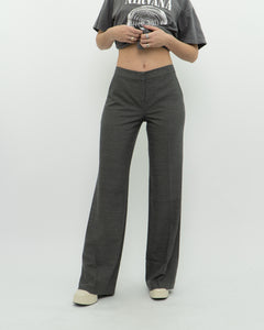 Vintage x Grey Wool Mid-Rise Dress Pant (S)