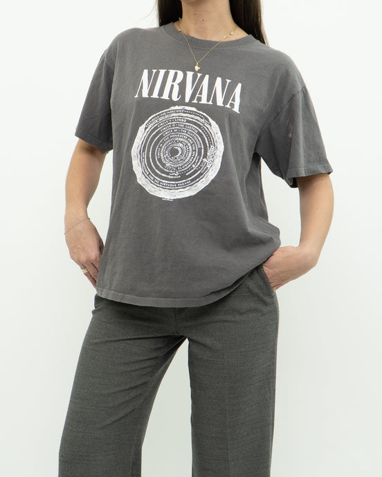 Nirvana x 2003 Anvil Grey Tee (XS-M)