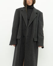 Load image into Gallery viewer, Vintage x BOULEVARD CLUB Dark Grey Wool Dress Coat (XS-L)