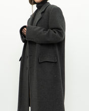 Load image into Gallery viewer, Vintage x BOULEVARD CLUB Dark Grey Wool Dress Coat (XS-L)