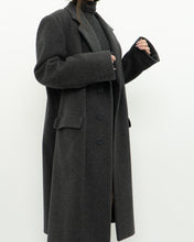 Load image into Gallery viewer, Vintage x BOULEVARD CLUB Dark Grey Wool Dress Coat (XS-L)