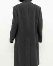 Load image into Gallery viewer, Vintage x BOULEVARD CLUB Dark Grey Wool Dress Coat (XS-L)