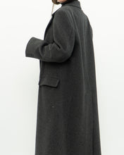 Load image into Gallery viewer, Vintage x BOULEVARD CLUB Dark Grey Wool Dress Coat (XS-L)