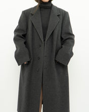 Load image into Gallery viewer, Vintage x BOULEVARD CLUB Dark Grey Wool Dress Coat (XS-L)