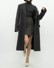 Load image into Gallery viewer, Vintage x BOULEVARD CLUB Dark Grey Wool Dress Coat (XS-L)