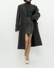 Load image into Gallery viewer, Vintage x BOULEVARD CLUB Dark Grey Wool Dress Coat (XS-L)