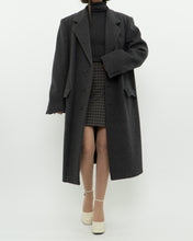 Load image into Gallery viewer, Vintage x BOULEVARD CLUB Dark Grey Wool Dress Coat (XS-L)