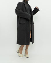 Load image into Gallery viewer, Vintage x BOULEVARD CLUB Dark Grey Wool Dress Coat (XS-L)