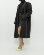 Load image into Gallery viewer, Vintage x BOULEVARD CLUB Dark Grey Wool Dress Coat (XS-L)