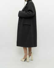 Load image into Gallery viewer, Vintage x BOULEVARD CLUB Dark Grey Wool Dress Coat (XS-L)