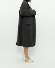 Load image into Gallery viewer, Vintage x BOULEVARD CLUB Dark Grey Wool Dress Coat (XS-L)