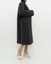 Load image into Gallery viewer, Vintage x BOULEVARD CLUB Dark Grey Wool Dress Coat (XS-L)