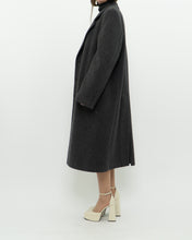 Load image into Gallery viewer, Vintage x BOULEVARD CLUB Dark Grey Wool Dress Coat (XS-L)