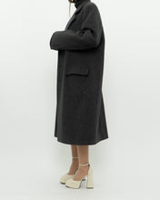 Load image into Gallery viewer, Vintage x BOULEVARD CLUB Dark Grey Wool Dress Coat (XS-L)