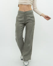 Load image into Gallery viewer, Vintage x JULIA BERGOVICH Green Silk Cargo Pant (S)