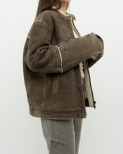 Load image into Gallery viewer, Vintage x Made in Turkey x DIESEL Faded Leather Sherpa Jacket (S-L)