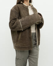 Load image into Gallery viewer, Vintage x Made in Turkey x DIESEL Faded Leather Sherpa Jacket (S-L)