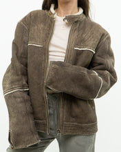 Load image into Gallery viewer, Vintage x Made in Turkey x DIESEL Faded Leather Sherpa Jacket (S-L)