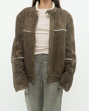 Load image into Gallery viewer, Vintage x Made in Turkey x DIESEL Faded Leather Sherpa Jacket (S-L)