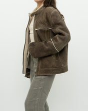 Load image into Gallery viewer, Vintage x Made in Turkey x DIESEL Faded Leather Sherpa Jacket (S-L)