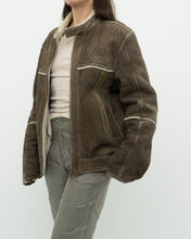 Load image into Gallery viewer, Vintage x Made in Turkey x DIESEL Faded Leather Sherpa Jacket (S-L)