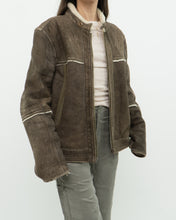 Load image into Gallery viewer, Vintage x Made in Turkey x DIESEL Faded Leather Sherpa Jacket (S-L)