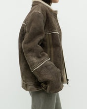 Load image into Gallery viewer, Vintage x Made in Turkey x DIESEL Faded Leather Sherpa Jacket (S-L)